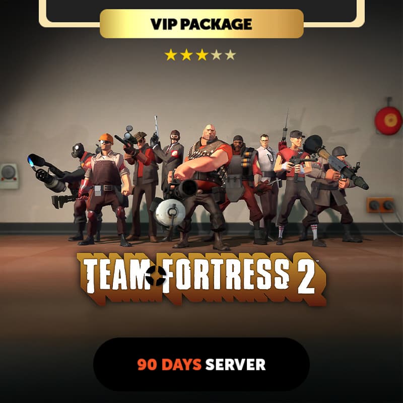 Team Fortress 2, 90 days Private Server - VIP Package