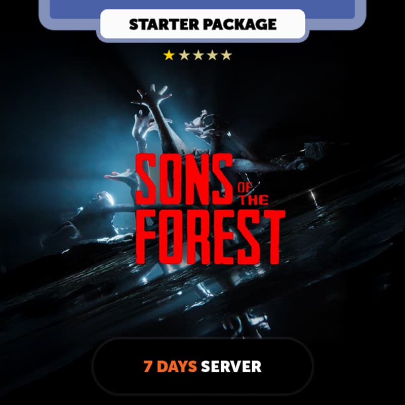 Sons of the forest 7 Days Private server - Starter Package