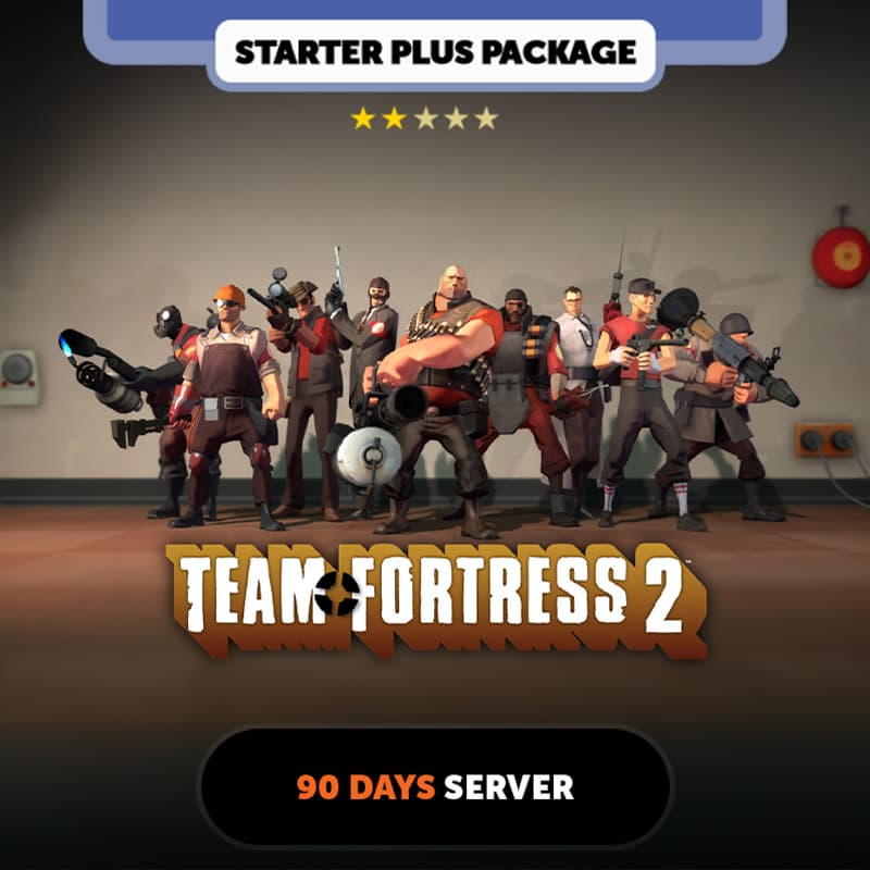 Team Fortress 2, 90 days Private Server - Starter Plus Package
