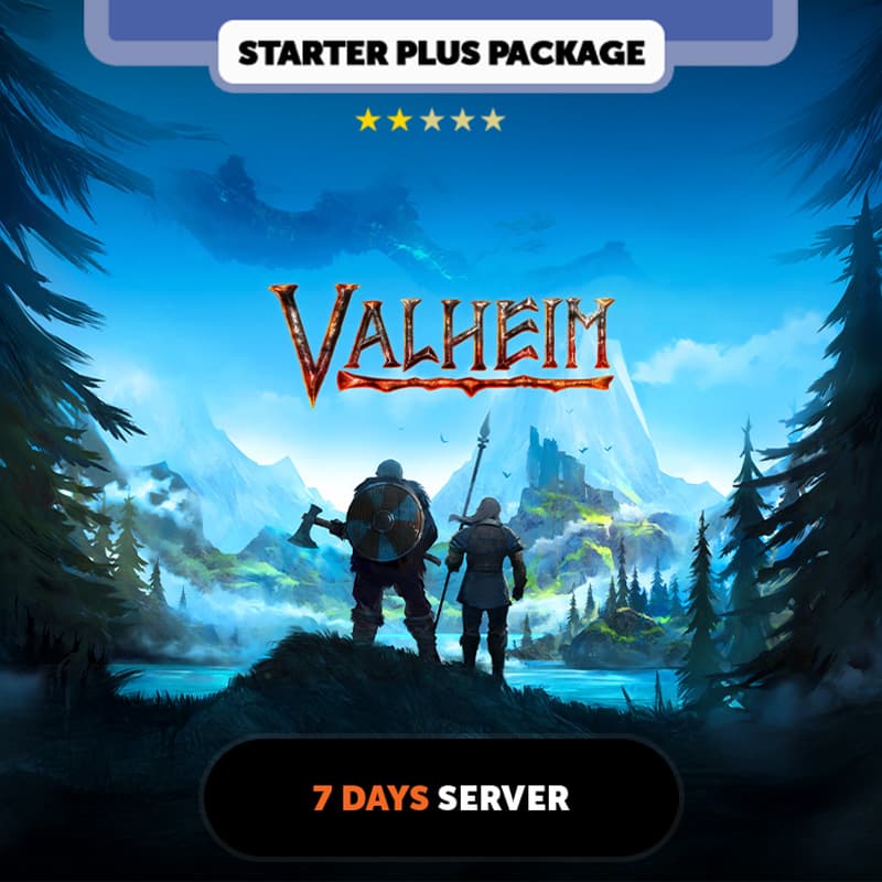 Valheim 7 days Private Server - Starter Plus Package