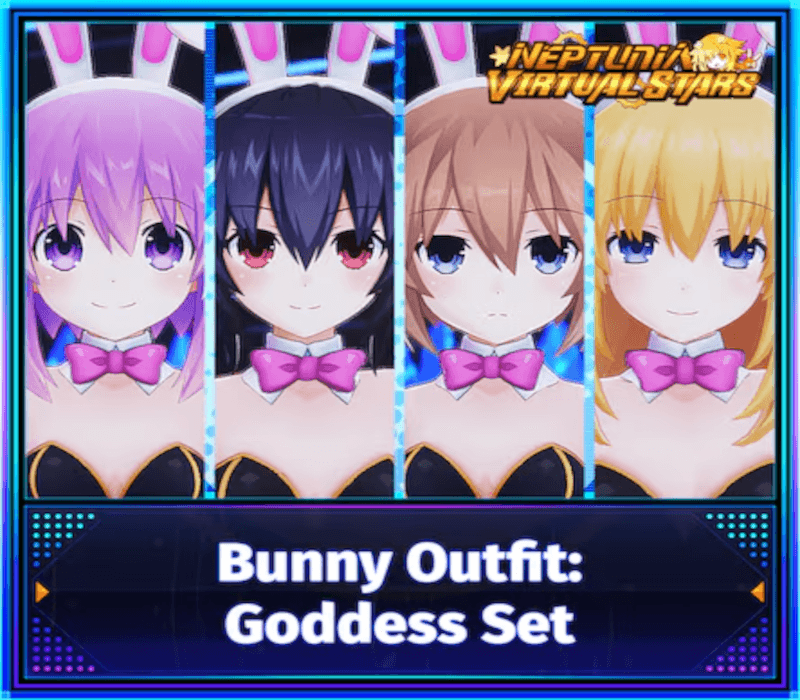 Neptunia Virtual Stars - Bunny Outfit: Goddess Set DLC