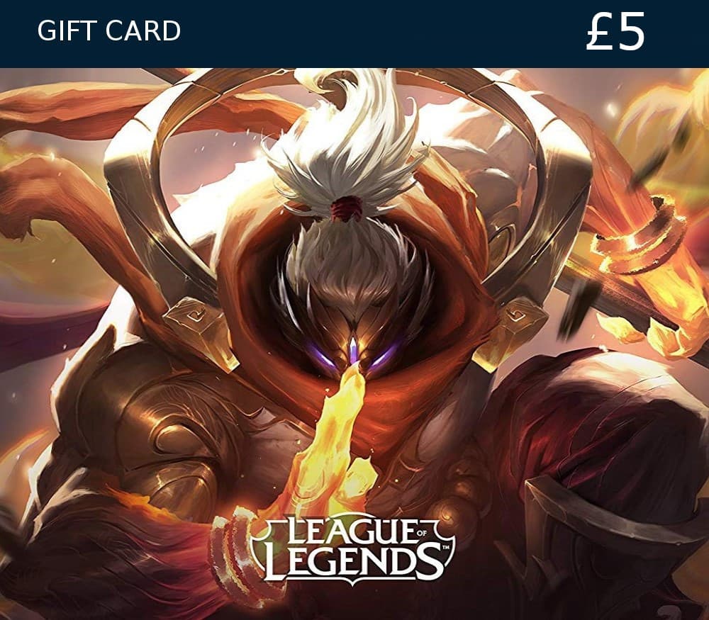 League of Legends 5 GBP Prepaid RP Card