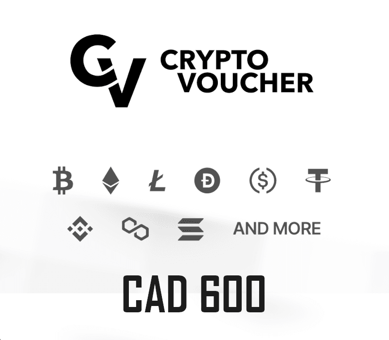 CRYPTO VOUCHER 600 CAD