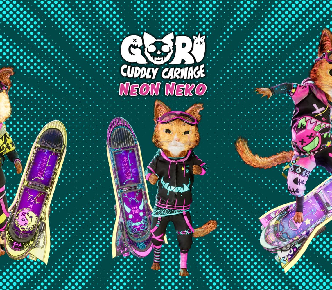 Gori: Cuddly Carnage - Neon Neko Skin Pack