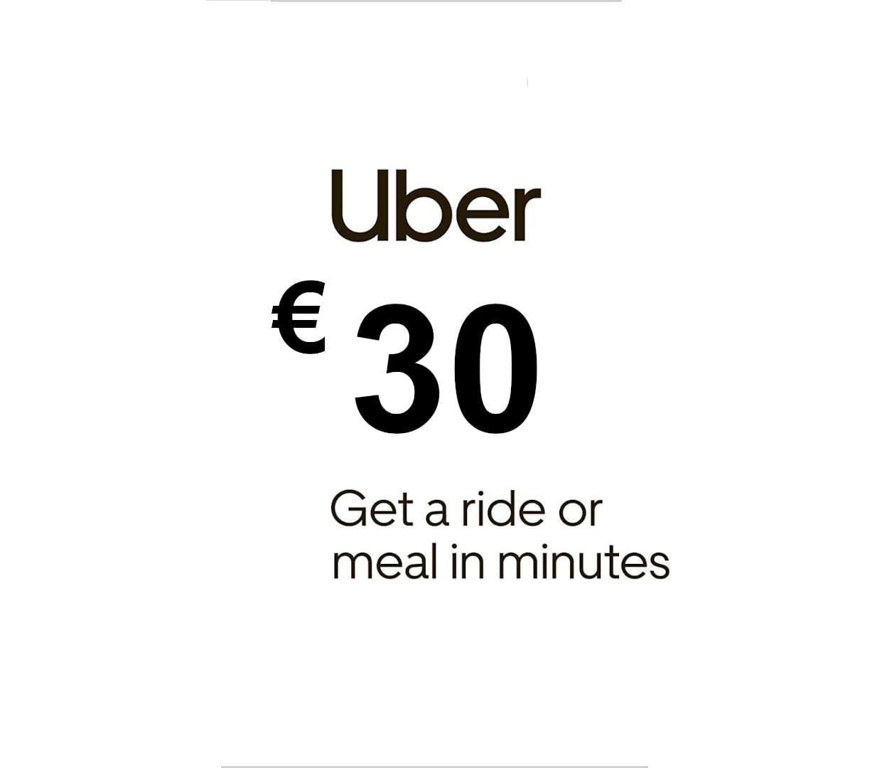Uber EUR 30