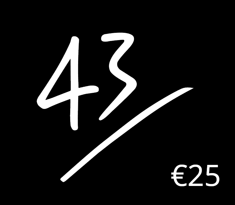 43einhalb.com EUR 25 Gift Card DE