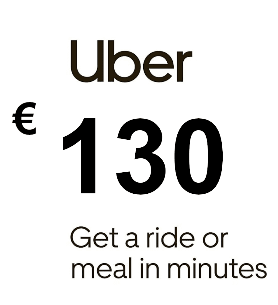 Uber EUR 130 Gift Card FR
