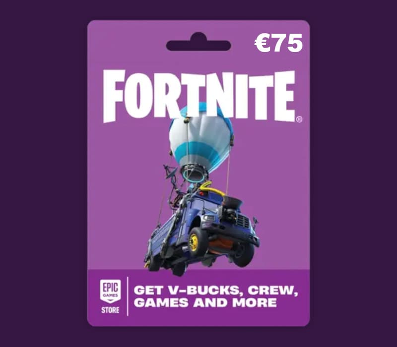 Fortnite EUR 75 PC Epic Games Gift Card DE