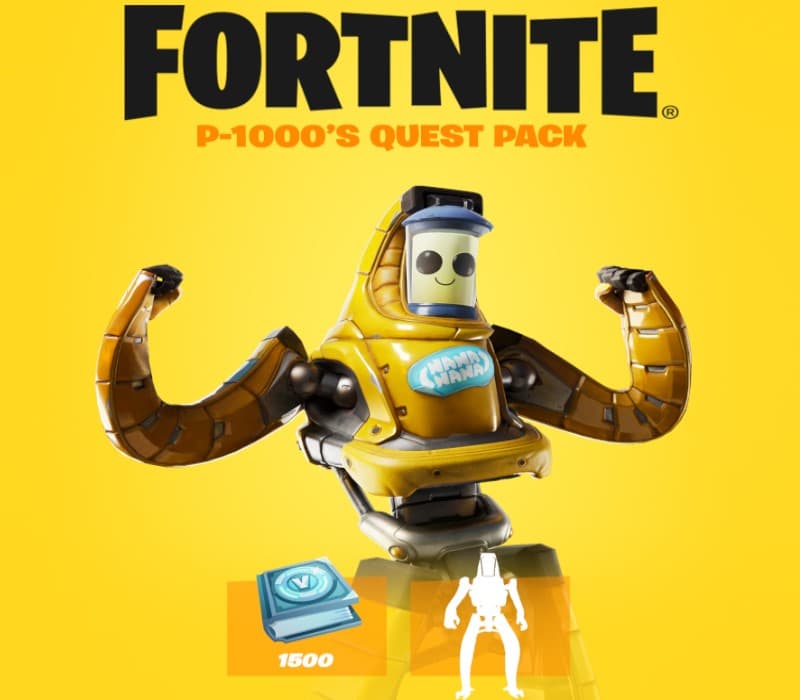 Fortnite - P-1000's Quest Pack + 1500 V-Bucks Challenge DLC