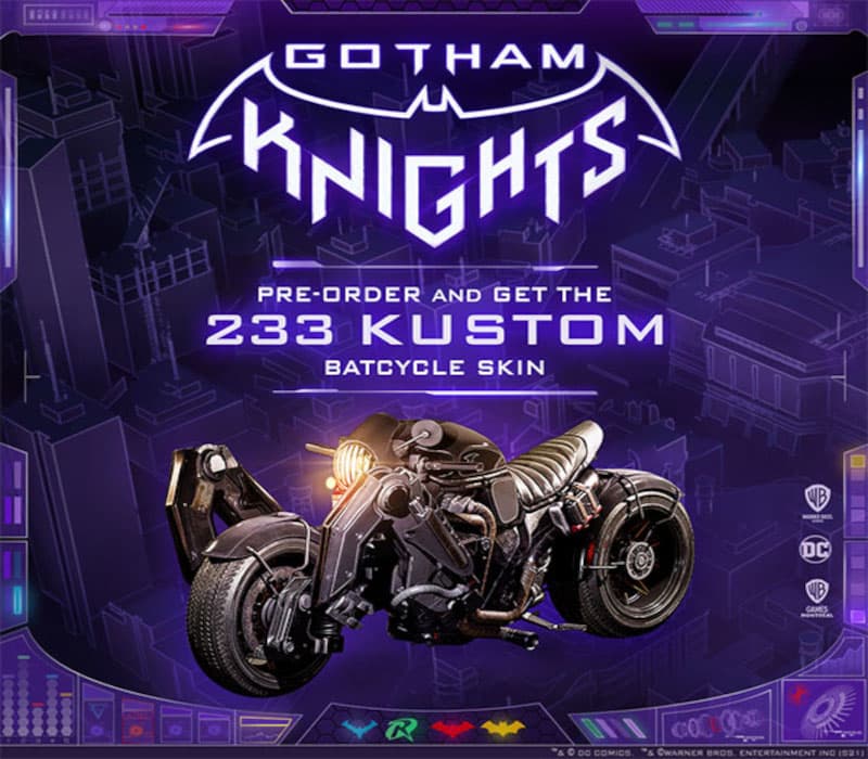 Gotham Knights - 233 Kustom Batcycle Skin EU DLC