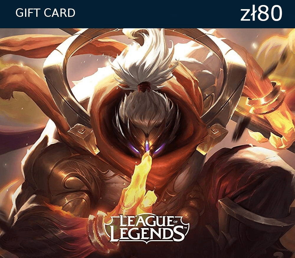 League of Legends PLN 80 Prepaid RP Card