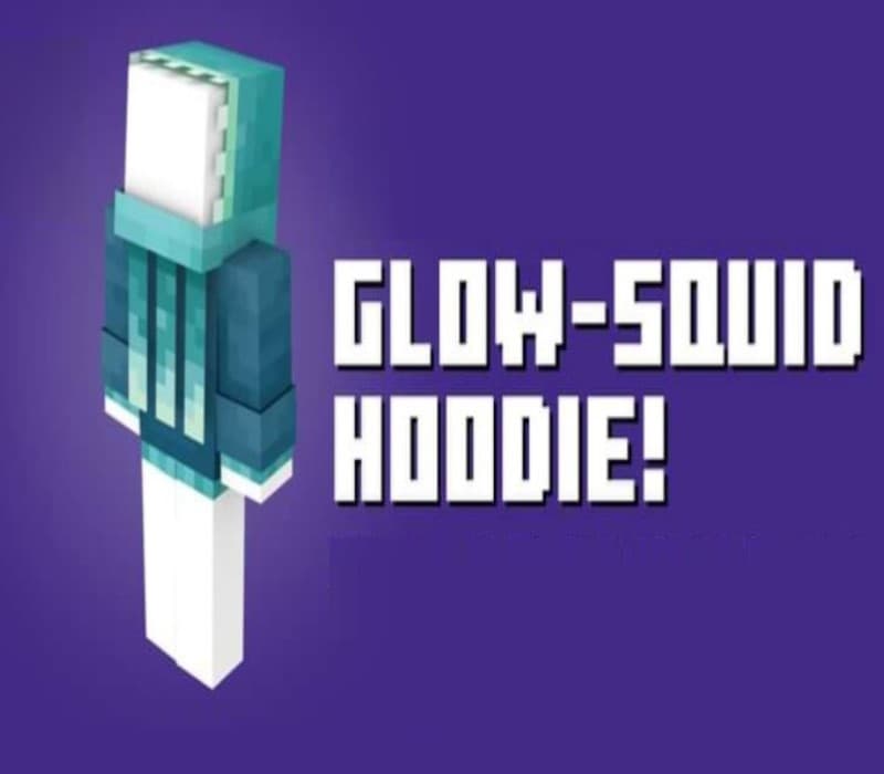 Minecraft - Glow Squid Hoodie DLC
