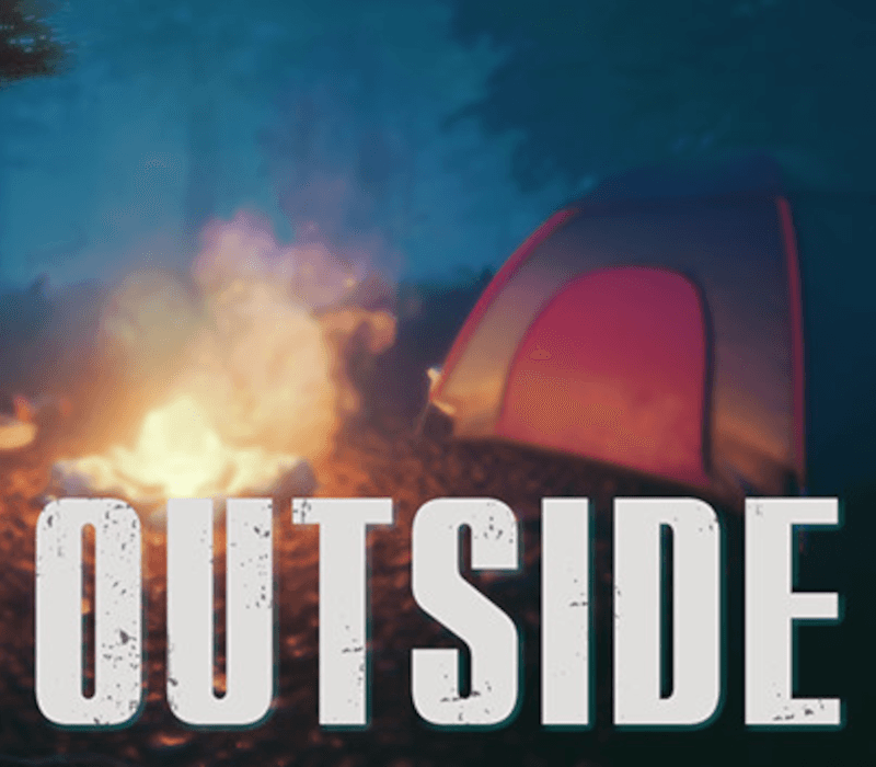 Outside