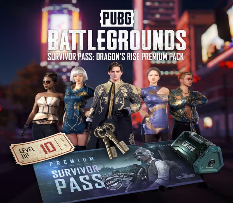 PUBG - Survivor Pass: Dragon's Rise Premium Pack DLC
