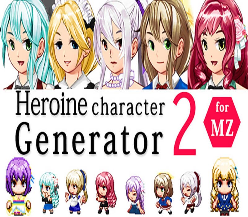 RPG Maker MV - Heroine Character Generator 2  DLC