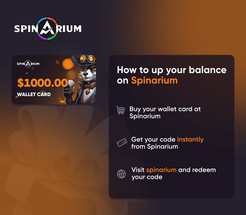Spinarium.com $1000 Wallet Card