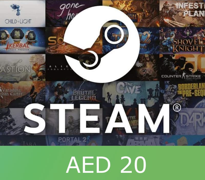 Steam Wallet Card $20 UAE Activation