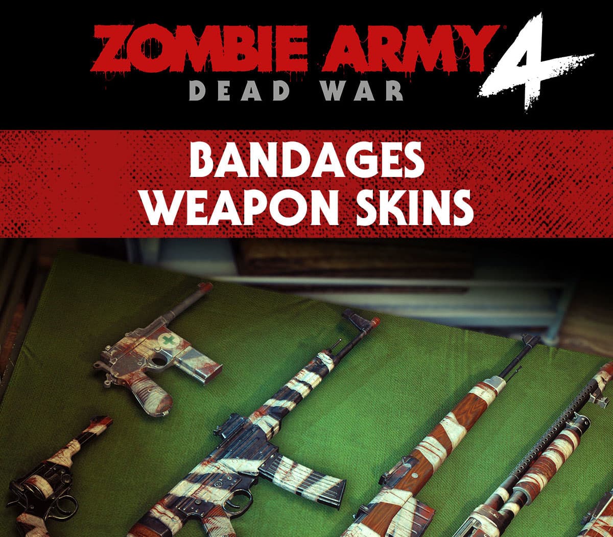 Zombie Army 4: Dead War - Bandages Weapon Skins DLC