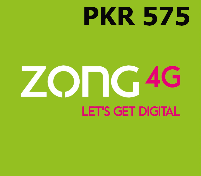 Zong 575 PKR Mobile Top-up PK