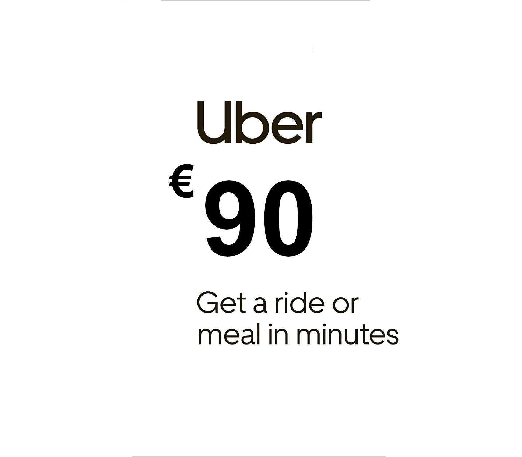 Uber €90 DE