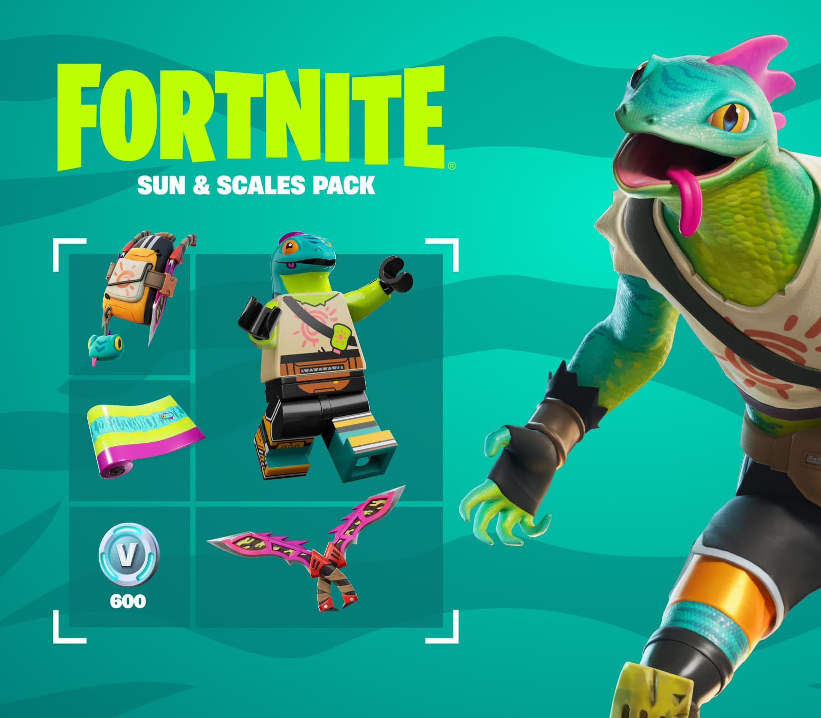 Fortnite - Sun & Scales Pack DLC