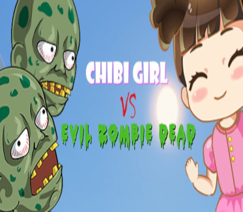 Chibi Girl Vs Evil Zombie Dead