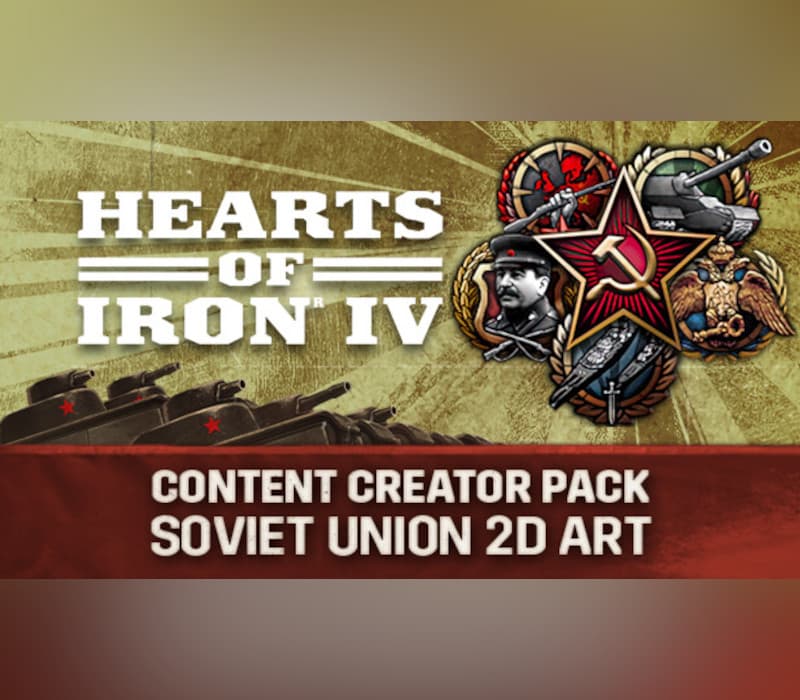 Hearts of Iron IV - Content Creator Pack - Soviet Union 2D Art DLC