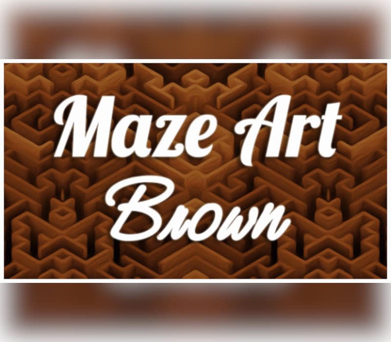 Maze Art: Brown