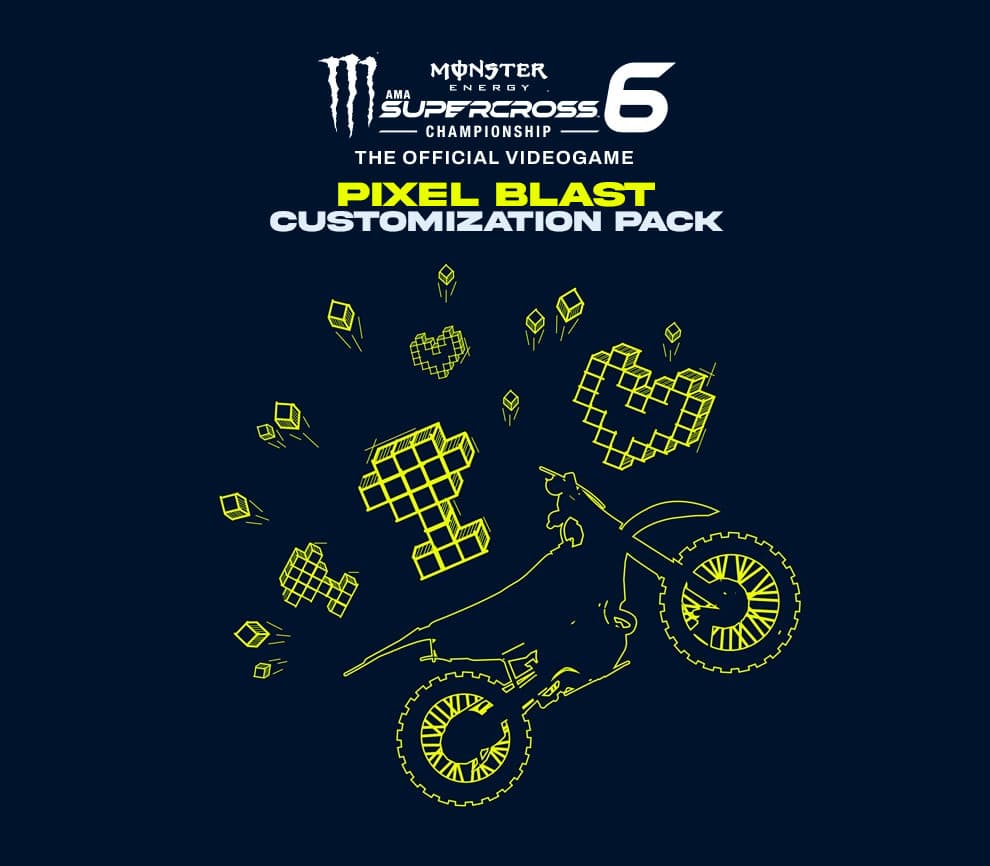 Monster Energy Supercross 6 - Pixel Blast Customization Pack DLC