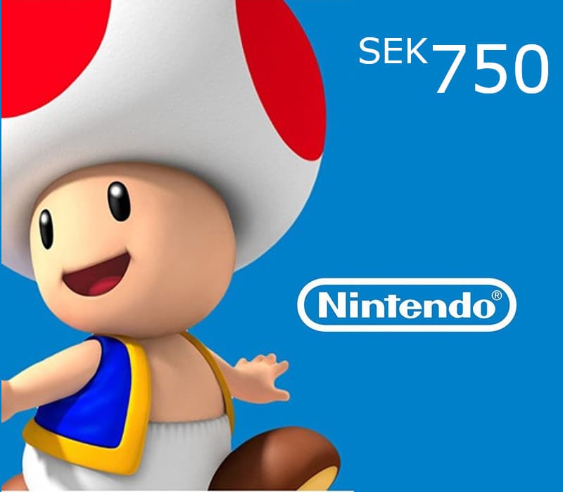 Nintendo eShop Prepaid Card SEK 750 Key SE