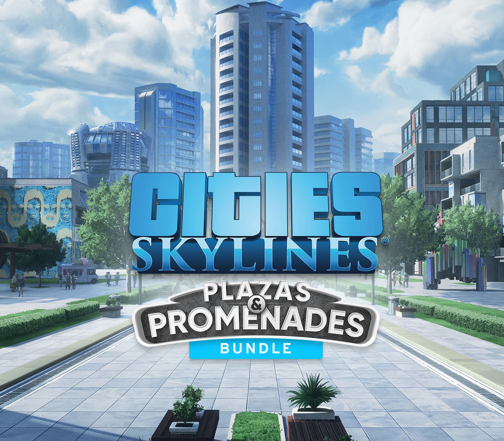 Cities: Skylines - Plazas & Promenades DLC Bundle