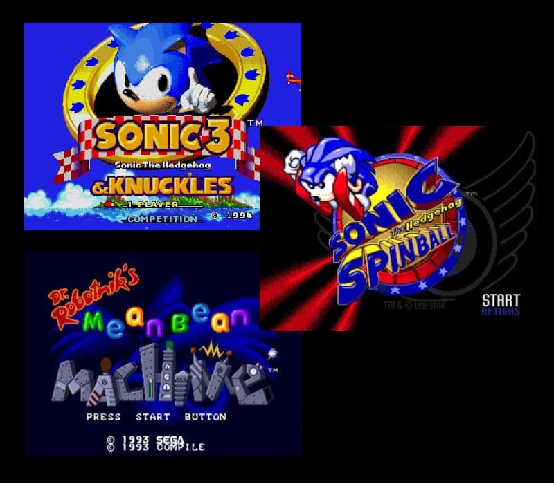 Dr. Robotnik's Mean Bean Machine + Sonic 3 and Knuckles + Sonic Spinball