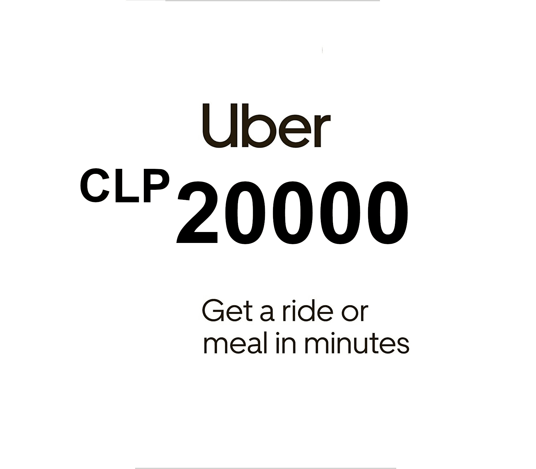 Uber 20000 CLP Voucher CL