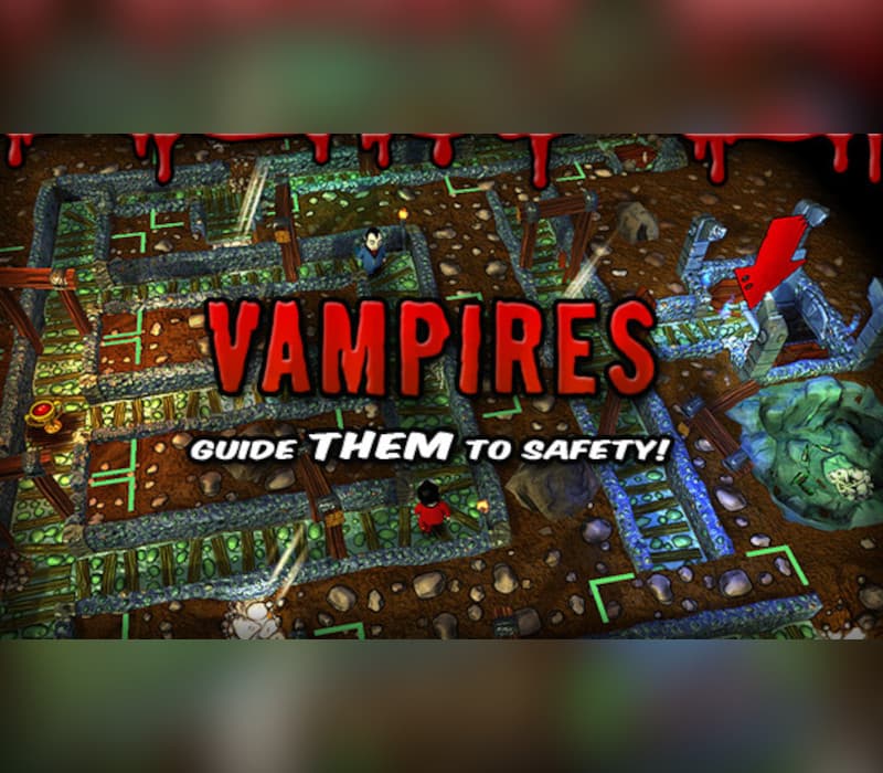 Vampires: Guide Them to Safety!