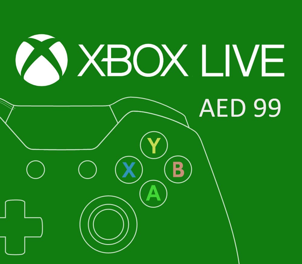 XBOX Live AED 99 Prepaid Card