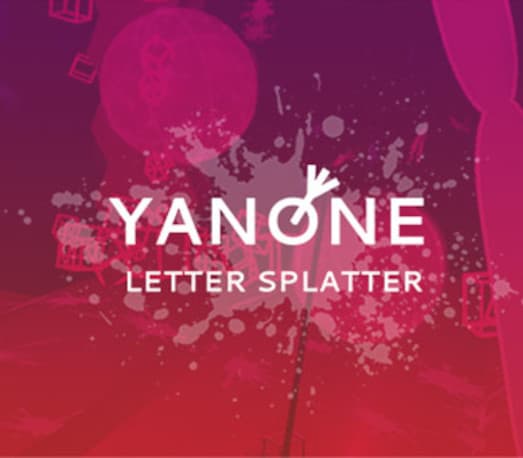 Yanone: Letter Splatter