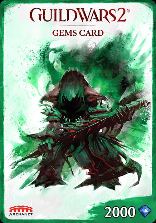 Guild Wars 2 Gems Card - 2000 Gems