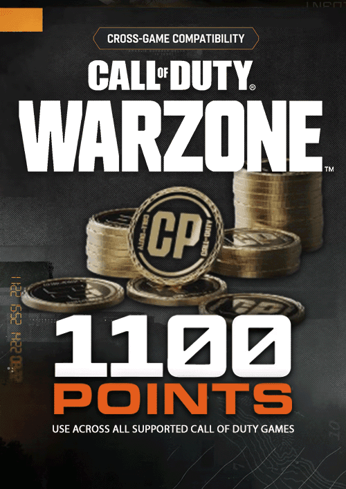 1,100 Call of Duty: Warzone Points Xbox One/Xbox Series X|S/PC (WW)