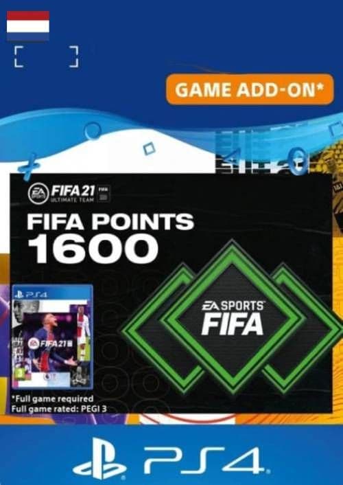 FIFA 21 Ultimate Team 1600 Points Pack PS4/PS5 (Netherlands)
