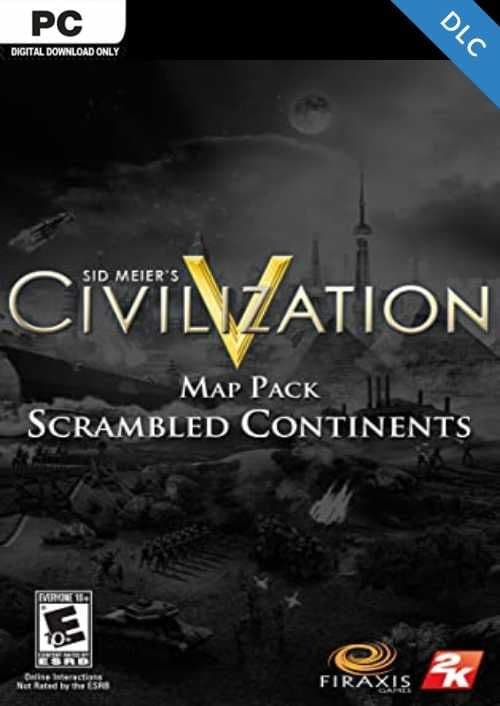 Civilization V Scrambled Continents Map Pack