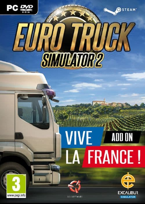 Euro Truck Simulator 2 PC - Vive la France DLC