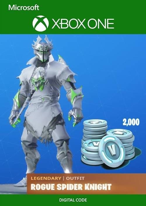 Fortnite: Legendary Rogue Spider Knight Outfit + 2000 V-Bucks Bundle