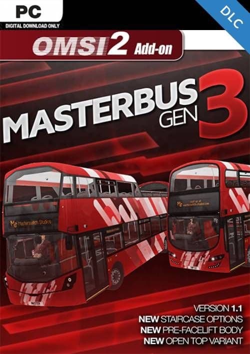 OMSI 2 Add-On Masterbus Gen 3 Pack PC - DLC