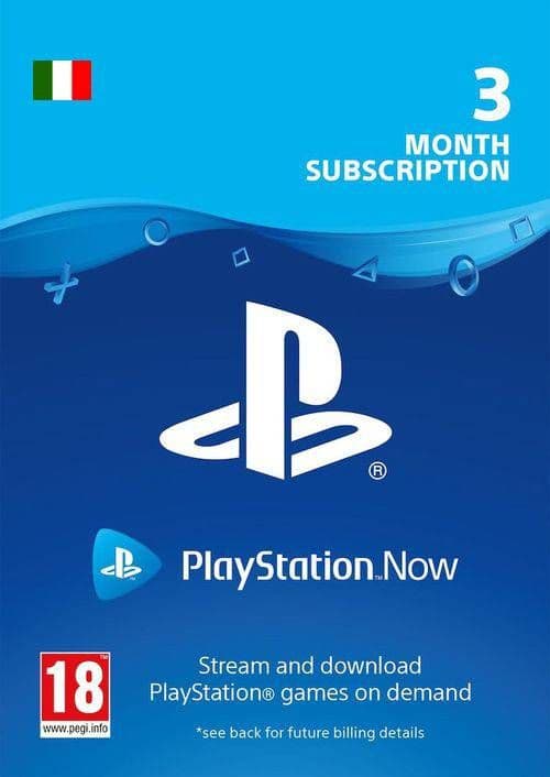 PlayStation Now 3 Month Subscription (Italy)