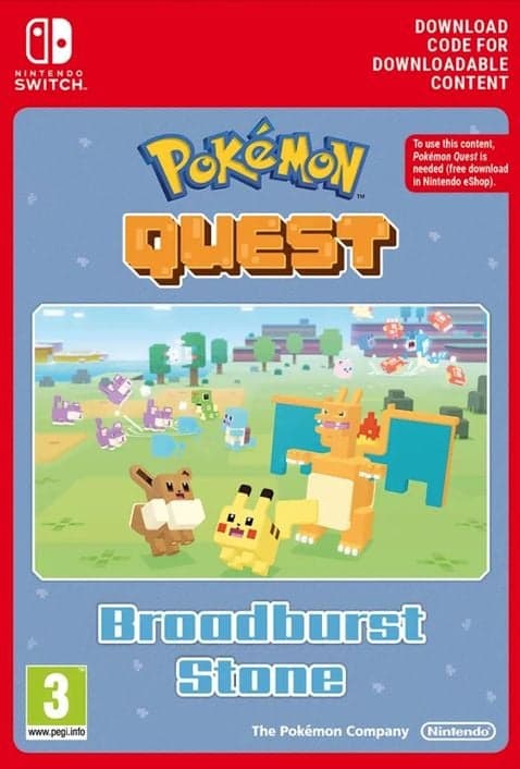 Pokemon Quest - Broadburst Stone Switch (EU & UK)