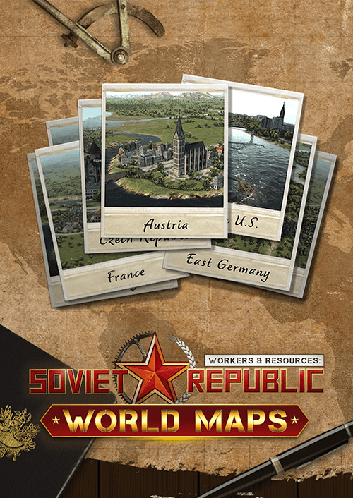 Workers & Resources: Soviet Republic - World Maps PC - DLC