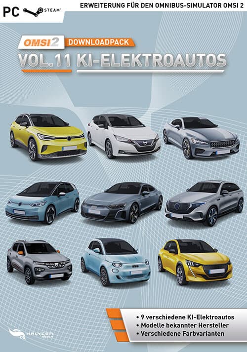 OMSI 2 Add-On Downloadpack Vol. 11 - KI-Elektroautos