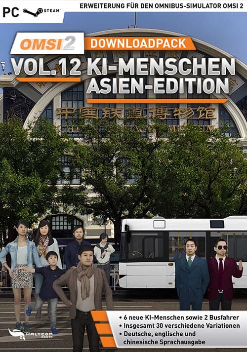 OMSI 2 Add-on Downloadpack Vol. 12 - KI-Menschen - Asien-Edition
