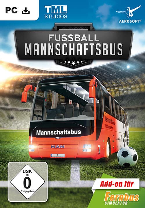 Fernbus Simulator Add-On - Fussball Mannschaftsbus