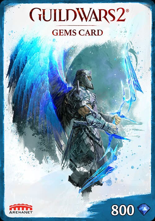Guild Wars 2 Gems Card - 800 Gemmes